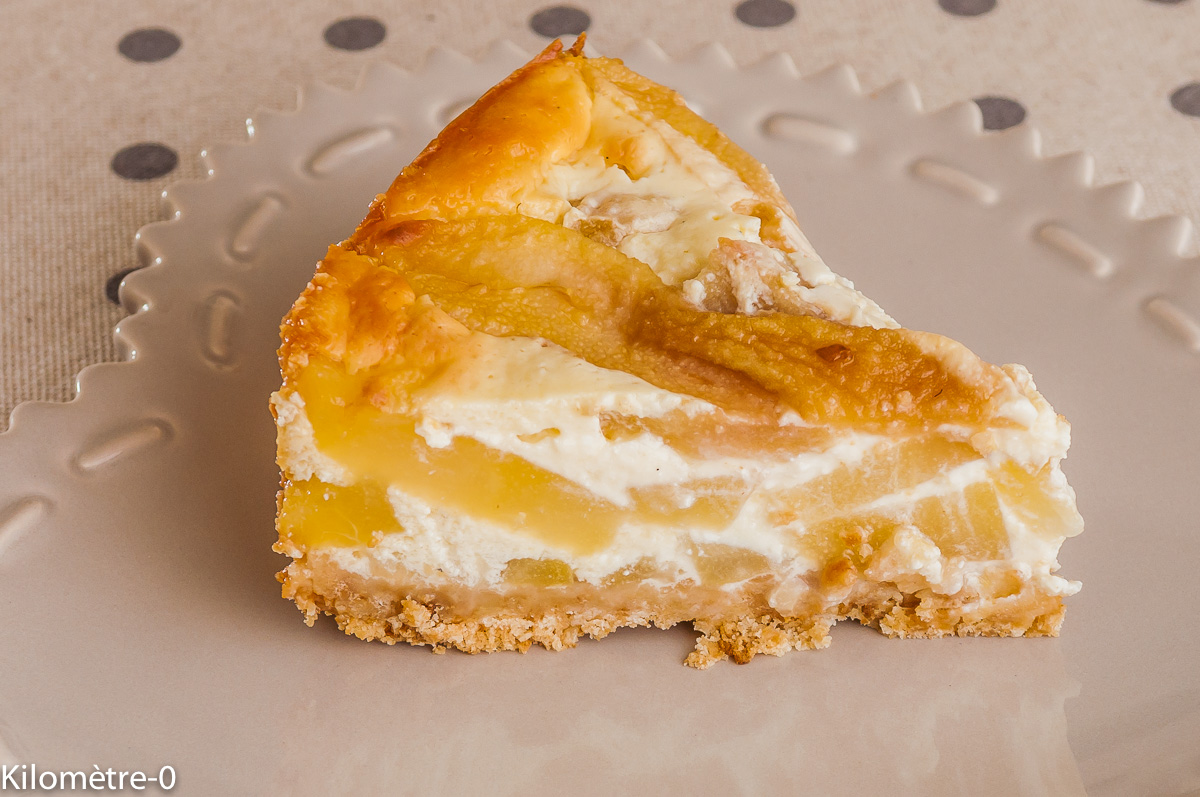 Photo de recette de gâteau, poire, ricotta, facile, cheesecake, rapide, bio, petits beurre, léger, Kilomètre-0, blog de cuisine réalisée à partir de produits locaux et issus de circuits courts