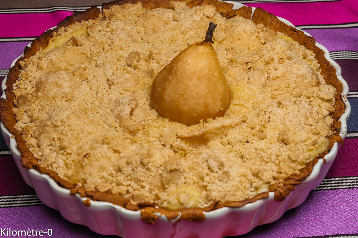 Tarte Streusel Aux Poires Kilometre 0