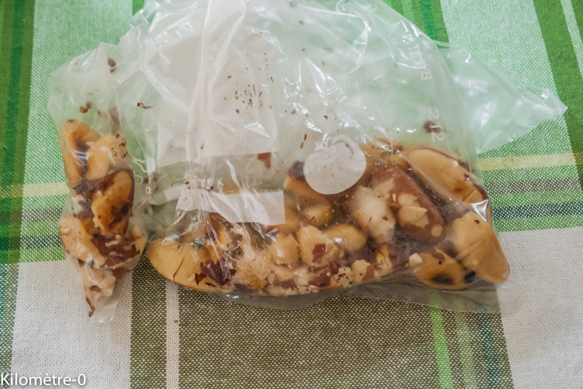 Photo de recette de noix d'Amazonie, facile, légère de Kilomètre-0, blog de cuisine réalisée à partir de produits locaux et issus de circuits courts