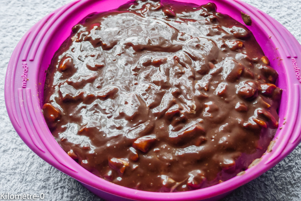 Photo de recette de fondant au chocolat, très léger, facile, rapide, Kilomètre-0, blog de cuisine réalisée à partir de produits locaux et issus de circuits courts