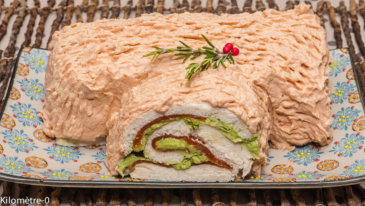 Bûche Au Saumon Truite Fumée Et Avocat