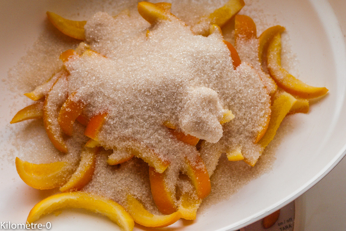 Photo de recette d'orangettes, maison, facile, bio de Kilomètre-0, blog de cuisine réalisée à partir de produits locaux et issus de circuits courts