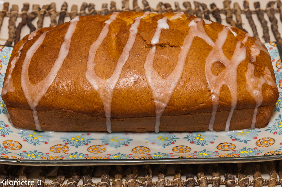 Photo de recette de cake, orange, épices pour pain d'épice, facile, rapide, léger, bio de  Kilomètre-0, blog de cuisine réalisée à partir de produits locaux et issus de circuits courts