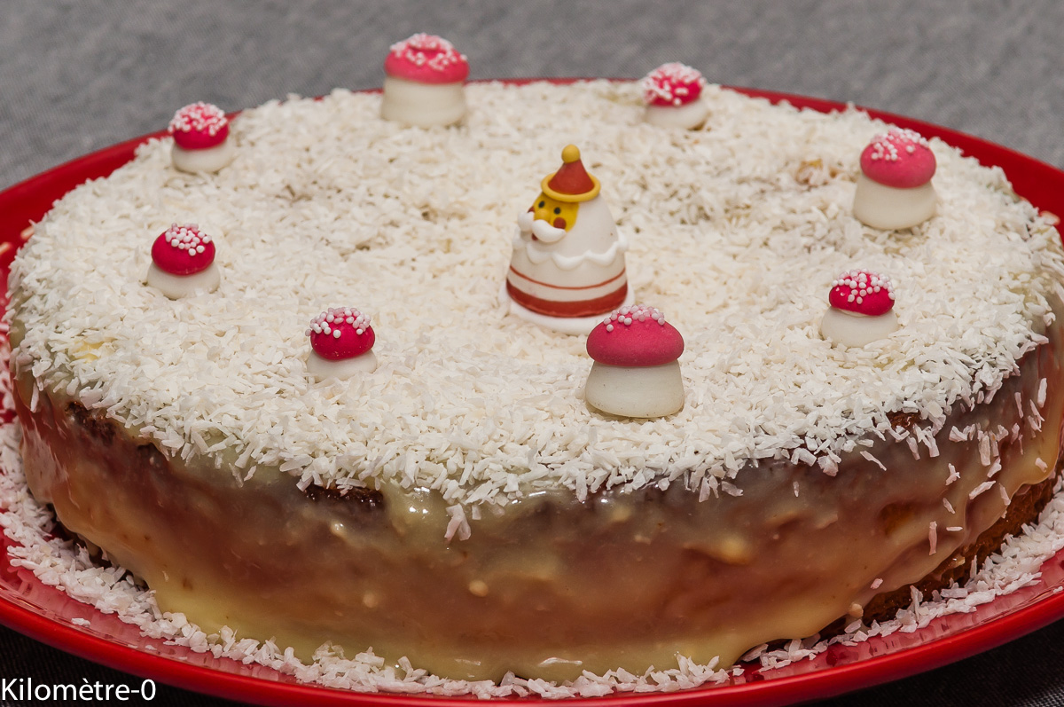 Photo de recette de gâteau facile, chocolat blanc, Noël, fête, anniveraire, fait maison, rapide, simple, Kilomètre-0, blog de cuisine réalisée à partir de produits locaux et issus de circuits courts