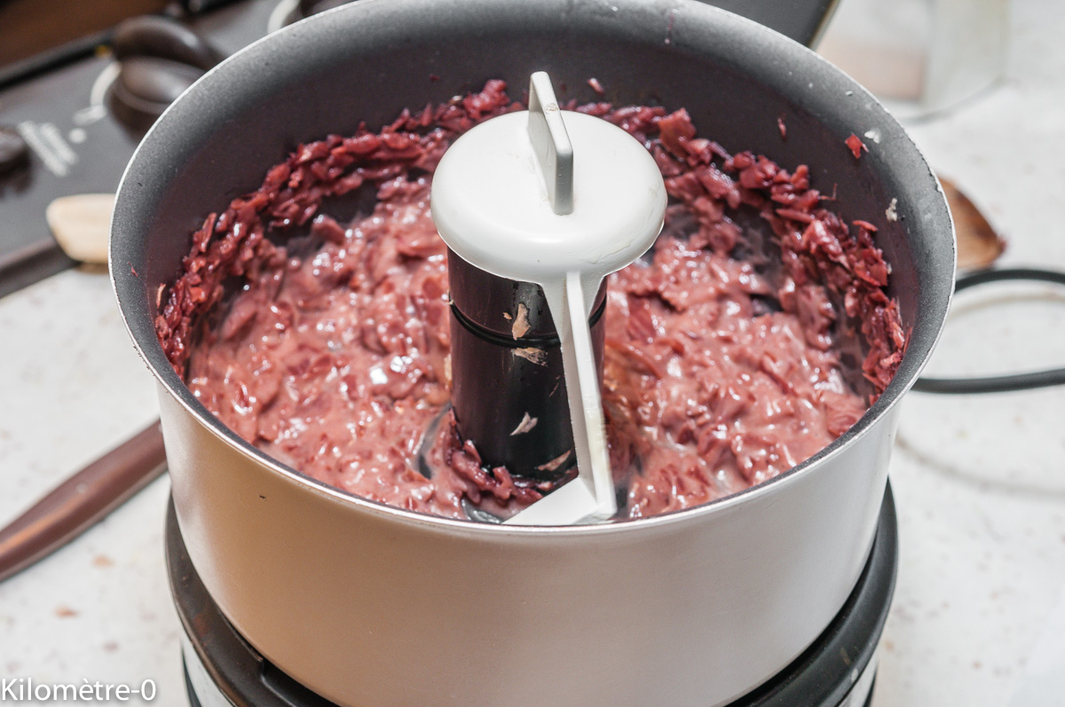 Photo de recette de beurre rouge, sauce, facile, rapide, bio de Kilomètre-0, blog de cuisine réalisée à partir de produits locaux et issus de circuits courts