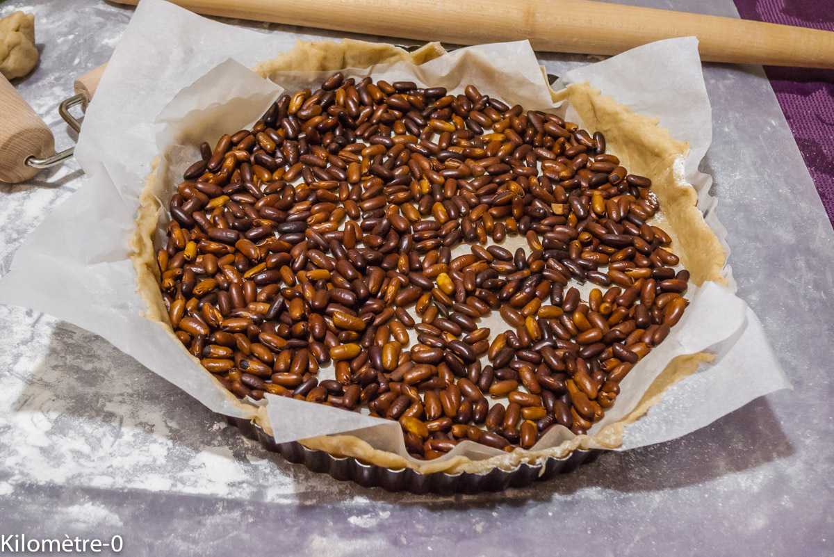 Photo de recette de pâte à tarte cannelle facile de Kilomètre-0, blog de cuisine réalisée à partir de produits locaux et issus de circuits courts