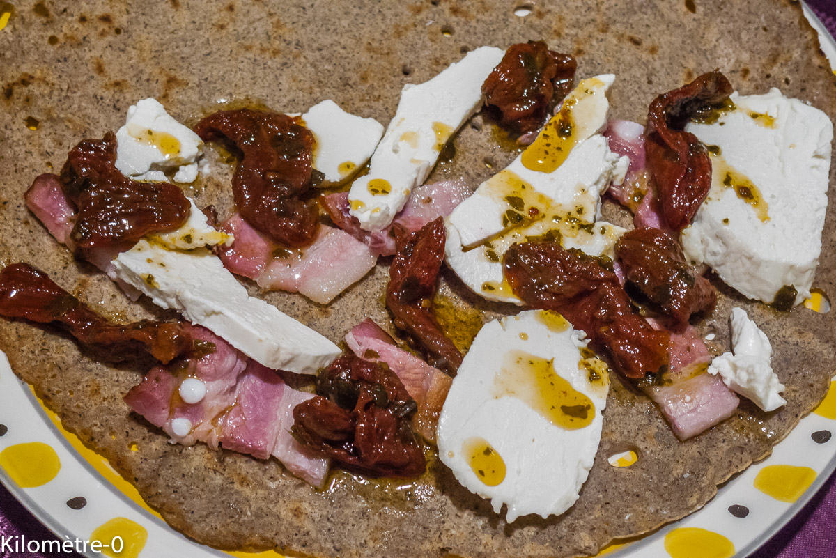 Photo de recette de galette, sarrasin, facile, rapide, bio de Kilomètre-0, blog de cuisine réalisée à partir de produits locaux et issus de circuits courts