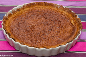 Photo de recette de tarte au café, facile, rapide, léger, Kilomètre-0, blog de cuisine réalisée à partir de produits locaux et issus de circuits courts