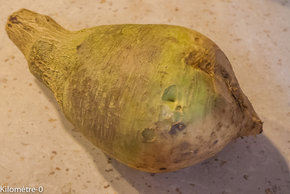 Photo de recette de rutabaga, facile, bio, rapide, de Kilomètre-0, blog de cuisine réalisée à partir de produits locaux et issus de circuits courts