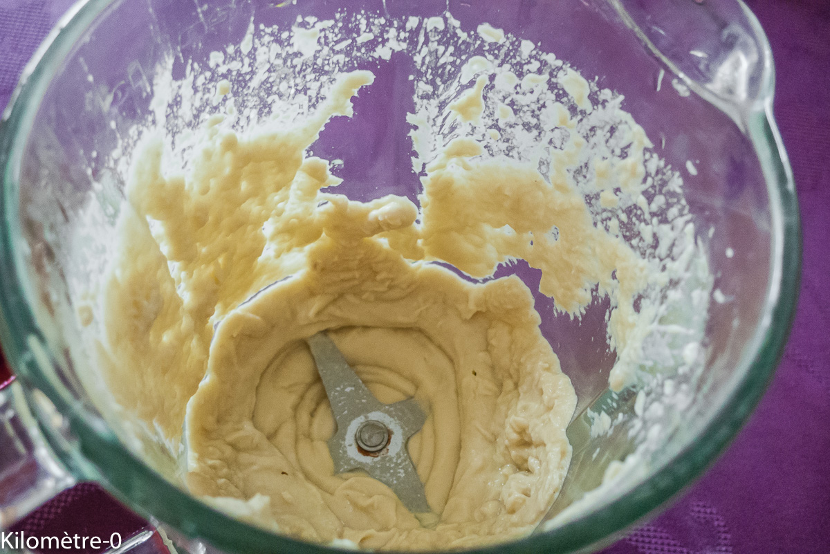 Photo de recette de mayonnaise végétal, bio, facile, légère, rapide, chou fleur de Kilomètre-0, blog de cuisine réalisée à partir de produits locaux et issus de circuits courts