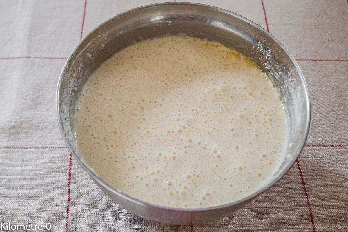 Photo de recette de pâte à crêpes bio, facile, rapide, légère de Kilomètre-0, blog de cuisine réalisée à partir de produits locaux et issus de circuits courts