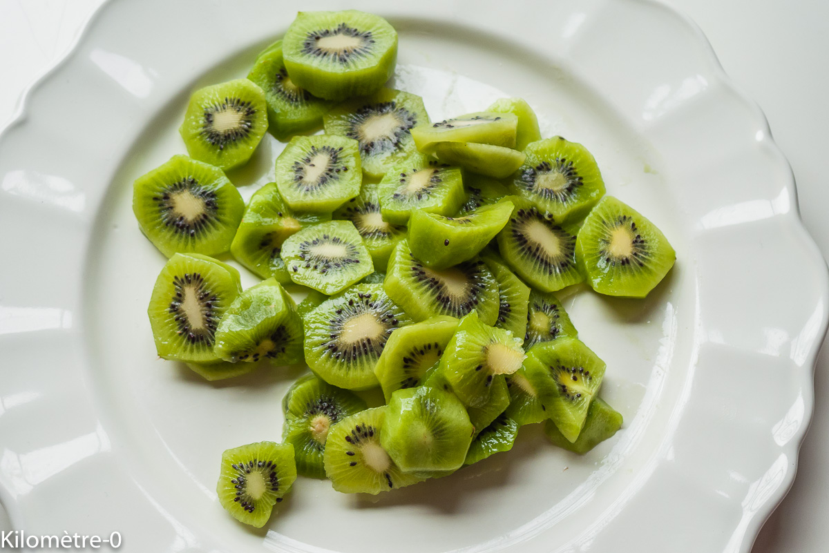Photo de recette de brioche, kiwis, rapide, bio, légère, facile, Kilomètre-0, blog de cuisine réalisée à partir de produits locaux et issus de circuits courts