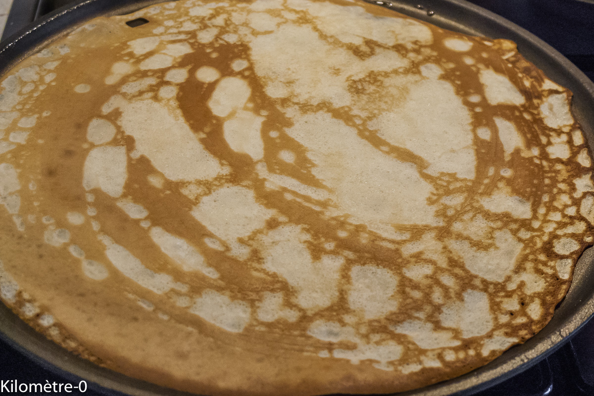 Photo de recette de crêpes, facile, rapide, légère, bio, maison, Kilomètre-0, blog de cuisine réalisée à partir de produits locaux et issus de circuits courts