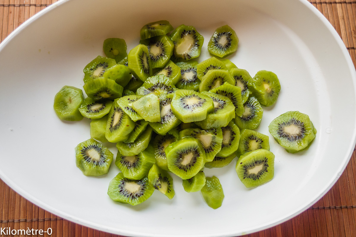 Photo de recette de brioche, kiwis, rapide, bio, légère, facile, Kilomètre-0, blog de cuisine réalisée à partir de produits locaux et issus de circuits courts