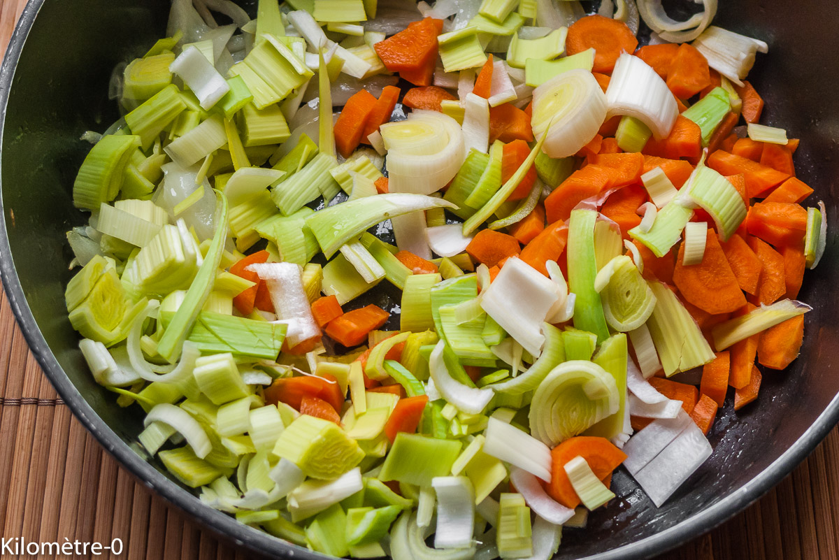 Photo de recette de légumes bio de Kilomètre-0, blog de cuisine réalisée à partir de produits locaux et issus de circuits courts