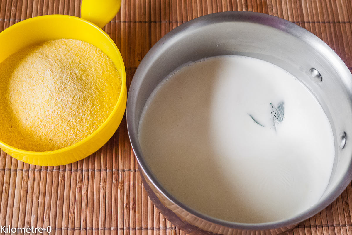Photo de recette de polenta de Kilomètre-0, blog de cuisine réalisée à partir de produits locaux et issus de circuits courts