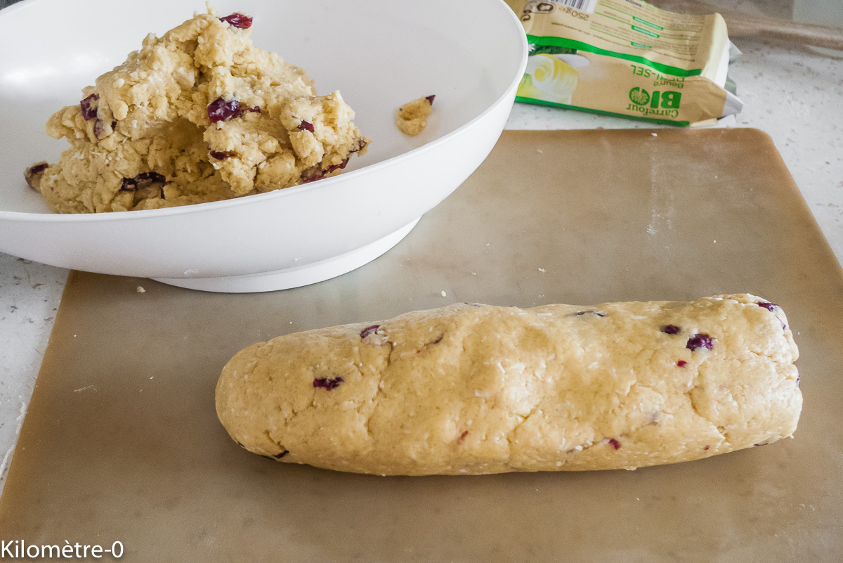Photo de recette de cookies de Kilomètre-0, blog de cuisine réalisée à partir de produits locaux et issus de circuits courts