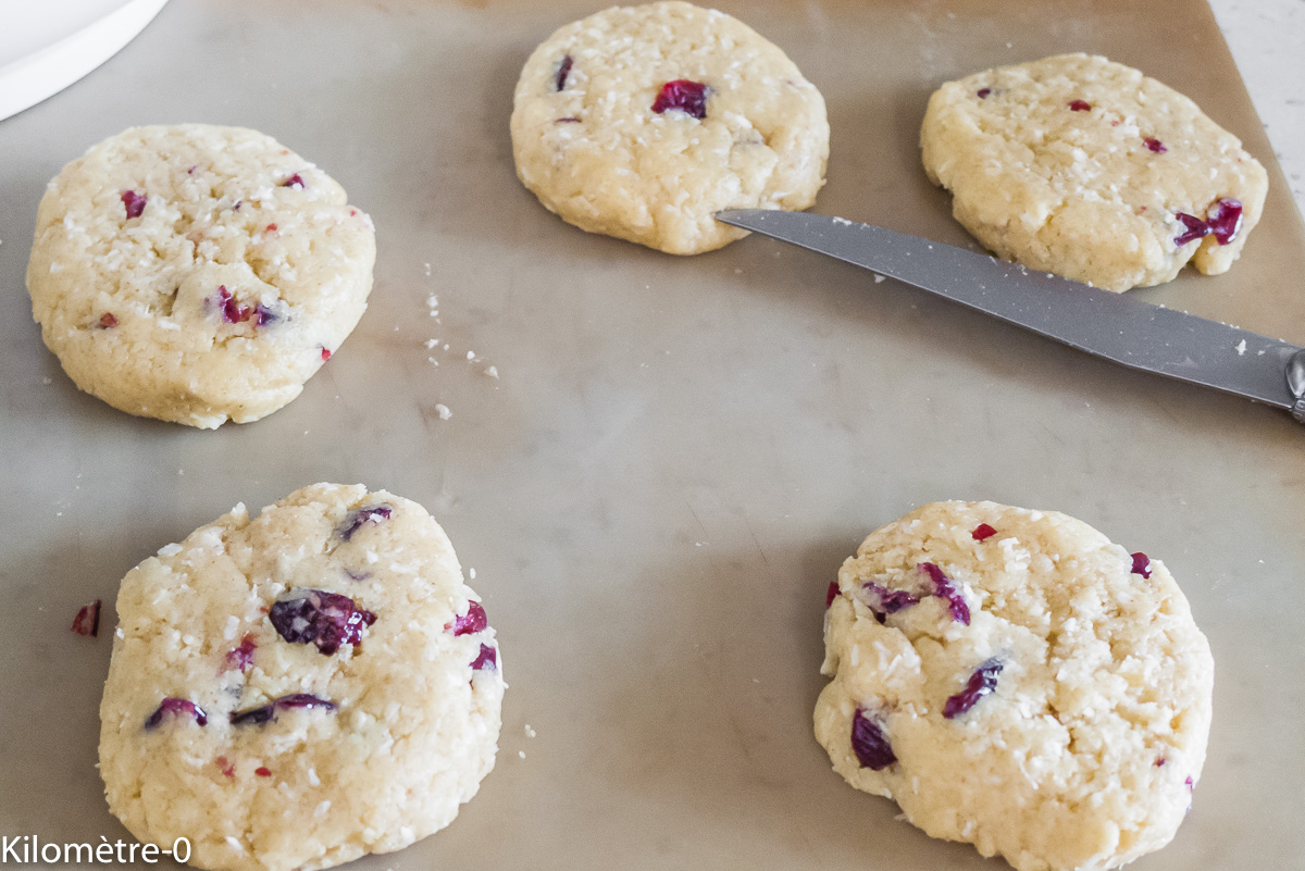 Photo de recette de cookies de Kilomètre-0, blog de cuisine réalisée à partir de produits locaux et issus de circuits courts