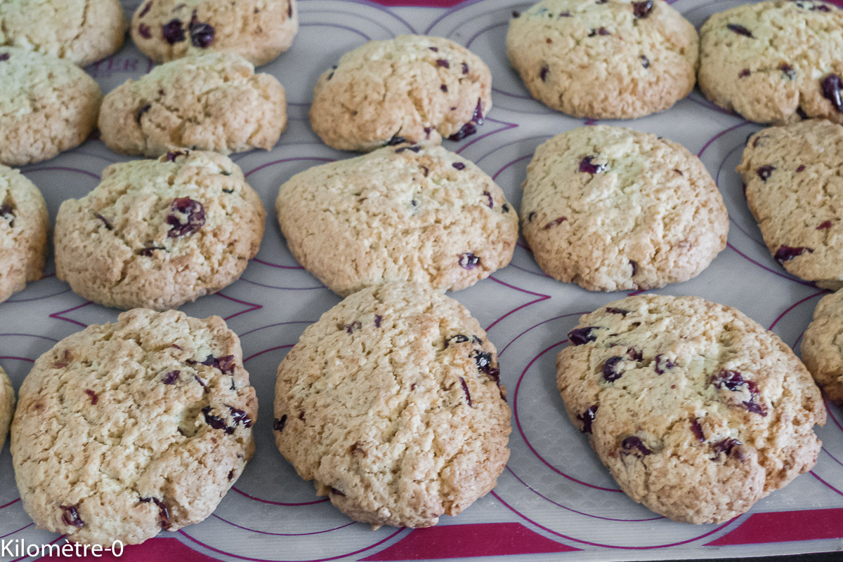 Photo de recette de cookies de Kilomètre-0, blog de cuisine réalisée à partir de produits locaux et issus de circuits courts