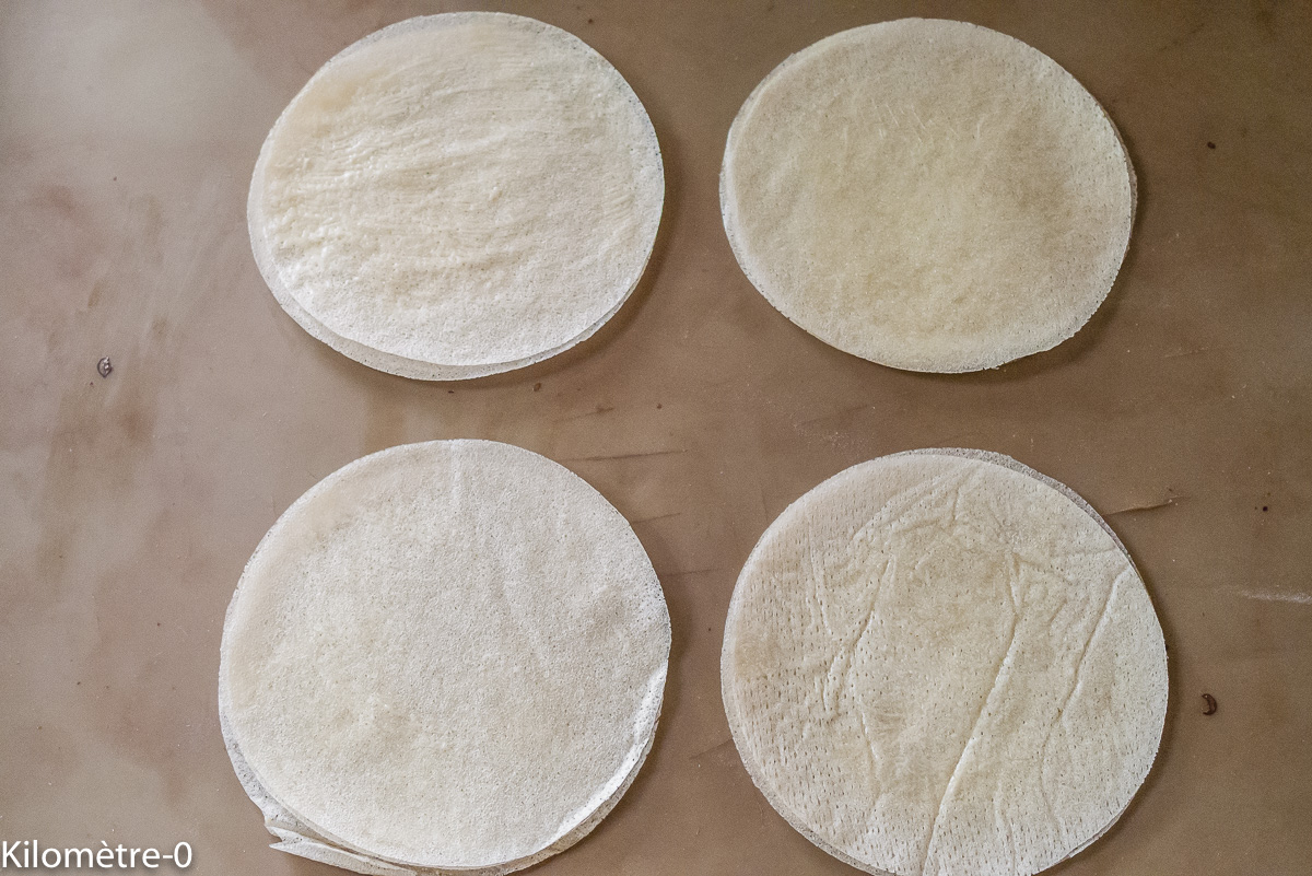Photo de recette de dessert, briks, technique, comment faire, Kilomètre-0, blog de cuisine réalisée à partir de produits locaux et issus de circuits courts