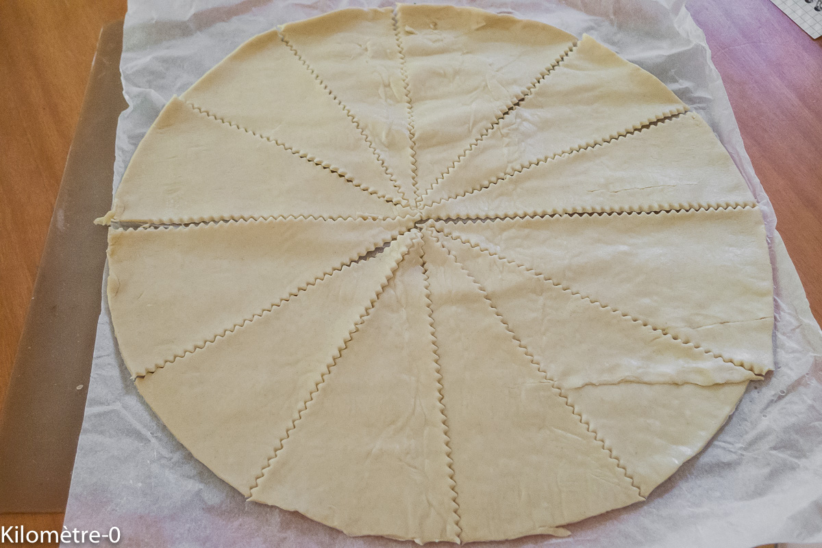Photo de recette de pâte feuilletée facile de Kilomètre-0, blog de cuisine réalisée à partir de produits locaux et issus de circuits courts