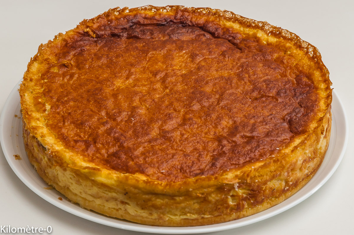 Photo de recette de flan pâtissier de Kilomètre-0, blog de cuisine réalisée à partir de produits locaux et issus de circuits courts