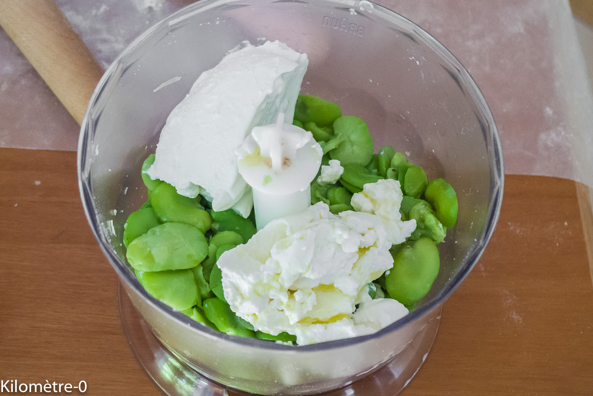 Photo de recette de crème de fèves, facile, rapide, légère de Kilomètre-0, blog de cuisine réalisée à partir de produits locaux et issus de circuits courts