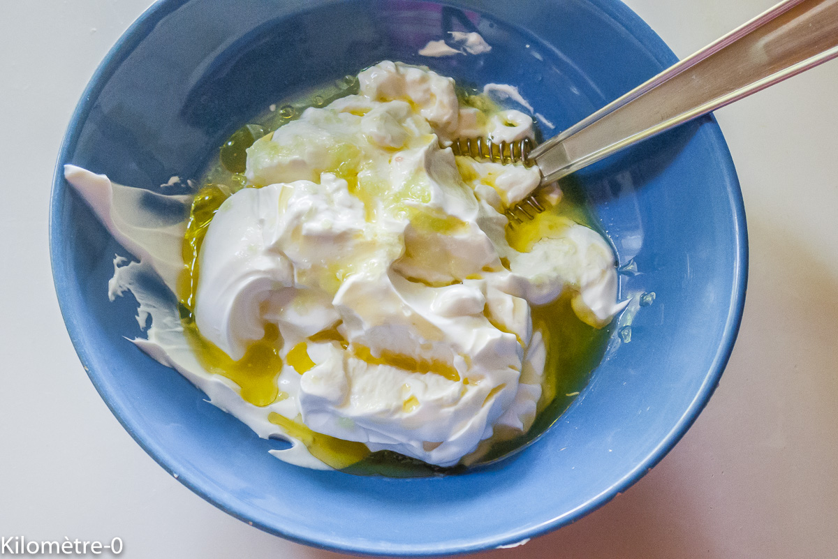 Photo de recette de tzaziki, facile, de Kilomètre-0, blog de cuisine réalisée à partir de produits locaux et issus de circuits courts