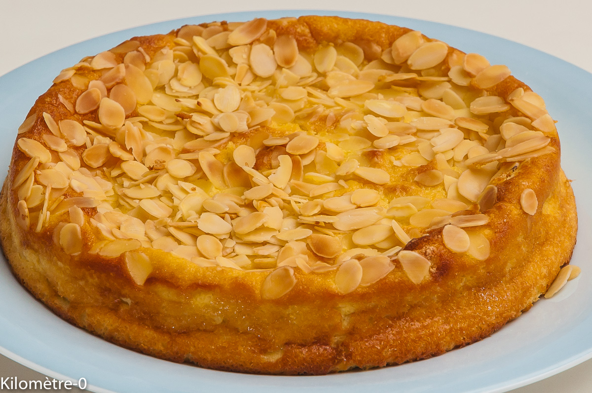Photo de recette de gâteau, ricotta, amandes de Kilomètre-0, blog de cuisine réalisée à partir de produits locaux et issus de circuits courts