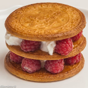 Photo de recette de galette, saint michel, Saint Michel, framboise, chantilly de  Kilomètre-0, blog de cuisine réalisée à partir de produits locaux et issus de circuits courts