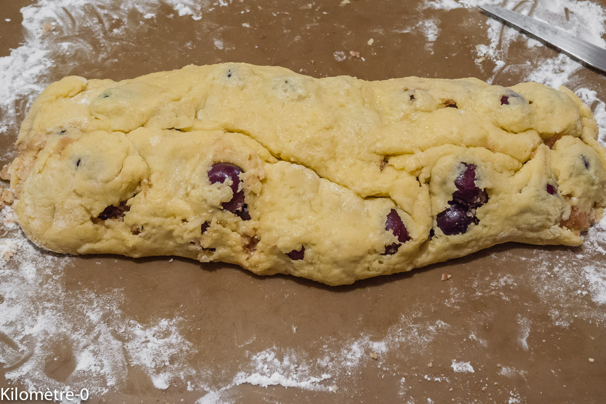 Photo de recette de strudel aux cerises, italienne de Kilomètre-0, blog de cuisine réalisée à partir de produits locaux et issus de circuits courts