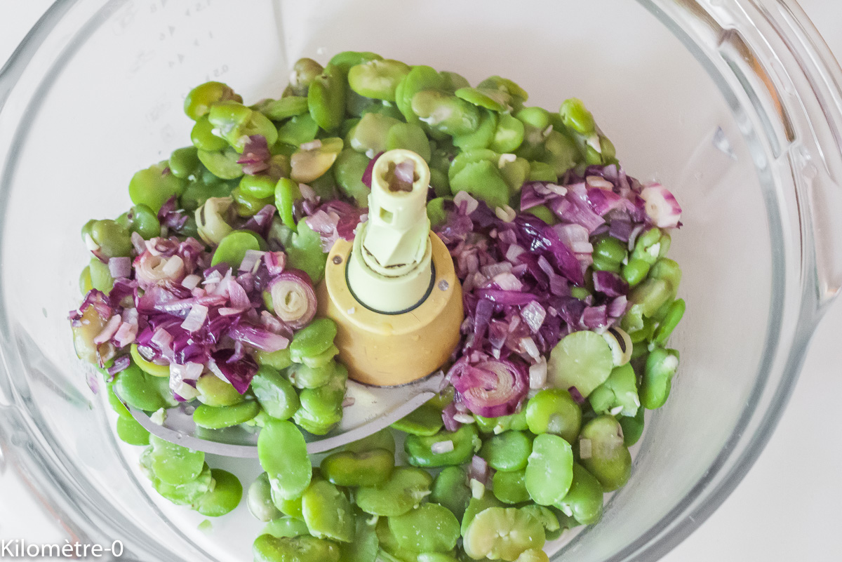 Photo de recette de fèves, Kilomètre-0, blog de cuisine réalisée à partir de produits locaux et issus de circuits courts
