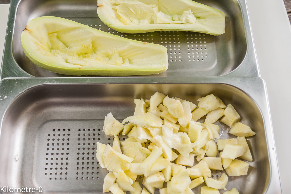 Photo de recette de courgette, four vapeur, facile, bio de Kilomètre-0, blog de cuisine réalisée à partir de produits locaux et issus de circuits courts