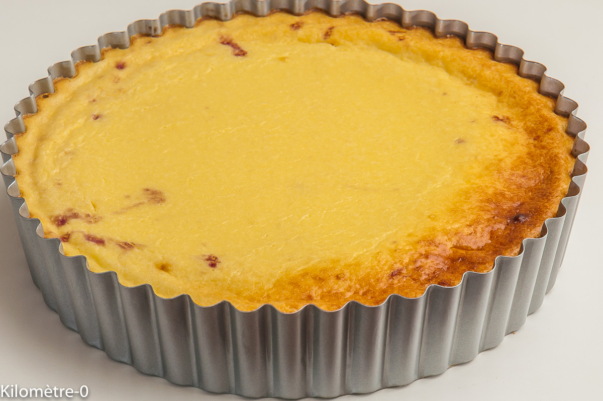 Photo de recette de clafoutis, ricotta, cerises, facile, beau de Kilomètre-0, blog de cuisine réalisée à partir de produits locaux et issus de circuits courts