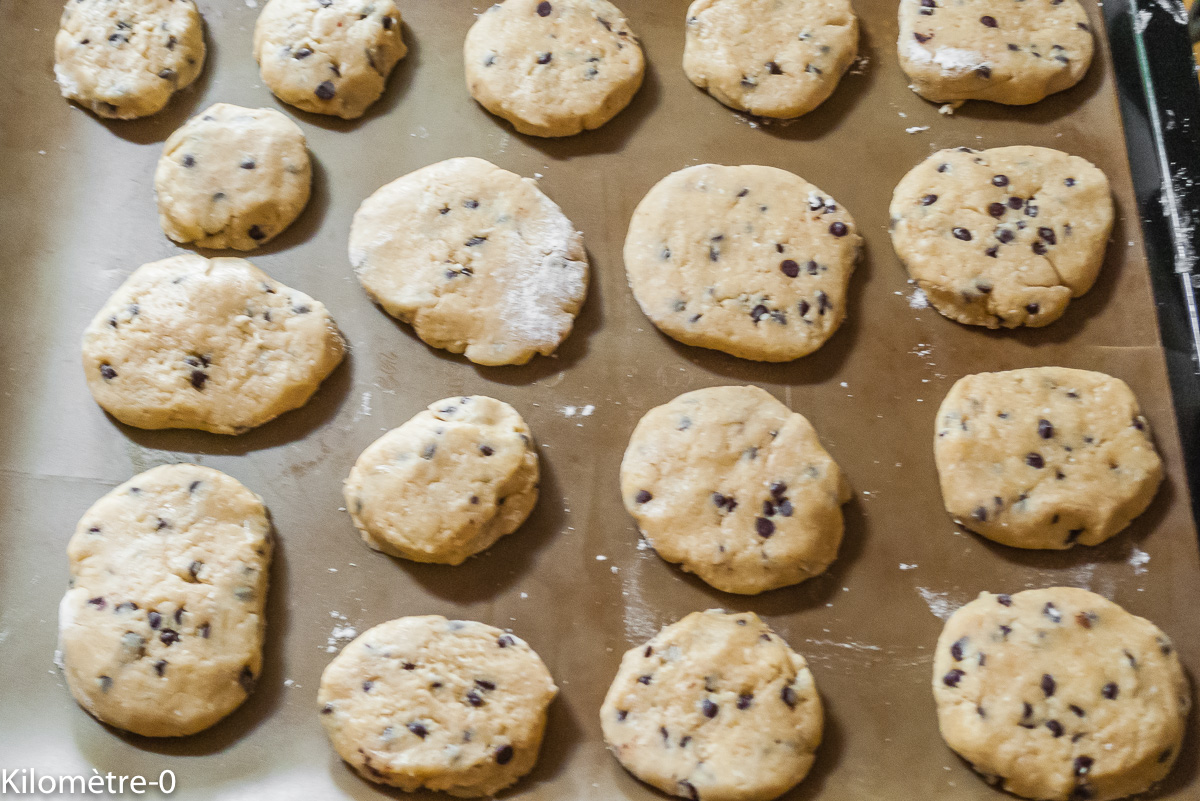 Photo de recette de pâte à cookies, Kilomètre-0, blog de cuisine réalisée à partir de produits locaux et issus de circuits courts