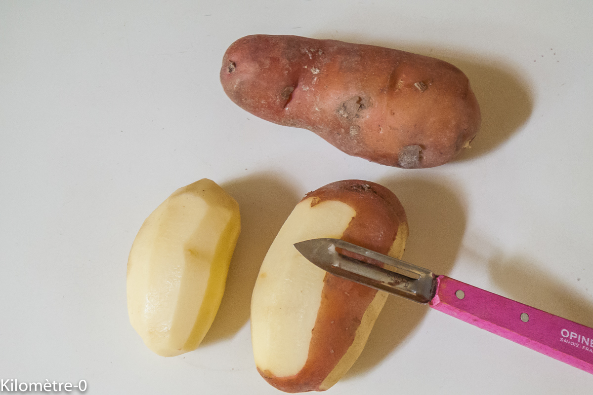 Photo de recette de pomme de terre de Kilomètre-0, blog de cuisine réalisée à partir de produits locaux et issus de circuits courts