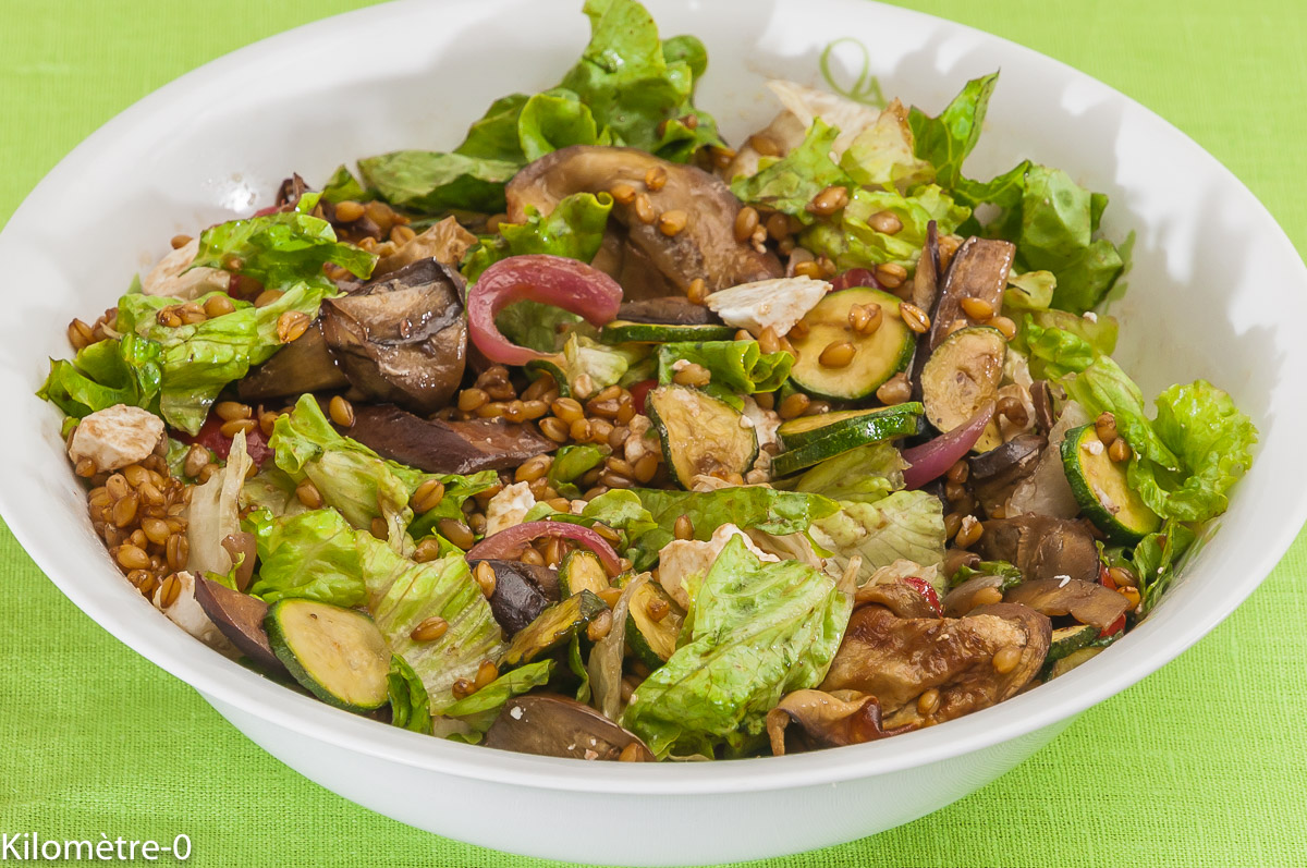 Photo de recette de petit épeautre de Kilomètre-0, blog de cuisine réalisée à partir de produits locaux et issus de circuits courts