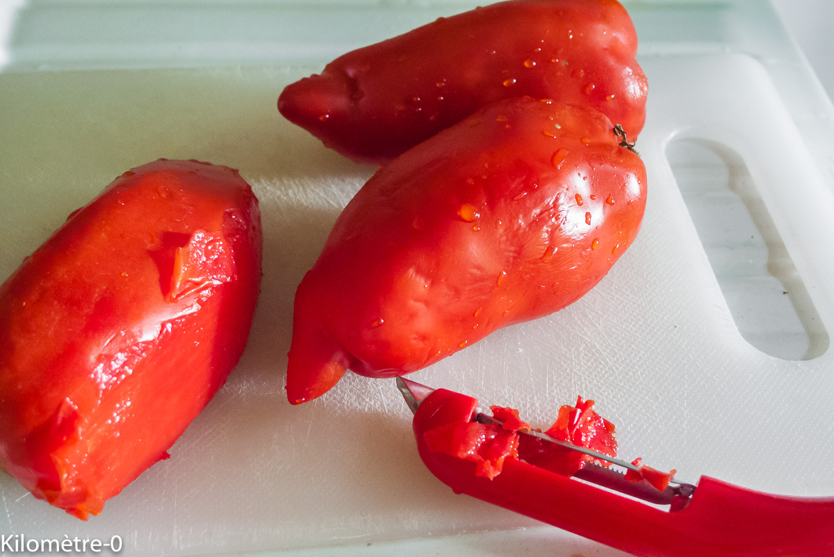 Photo de recette de tomates cornue des Andes de Kilomètre-0, blog de cuisine réalisée à partir de produits locaux et issus de circuits courts