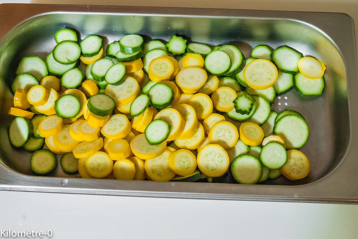 Photo de recette de courgette, bio de Kilomètre-0, blog de cuisine réalisée à partir de produits locaux et issus de circuits courts