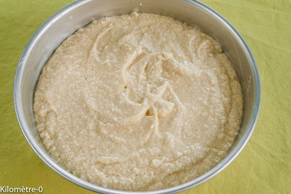 Photo de recette de gâteau nantais étape 5 de Kilomètre-0, blog de cuisine réalisée à partir de produits locaux et issus de circuits courts