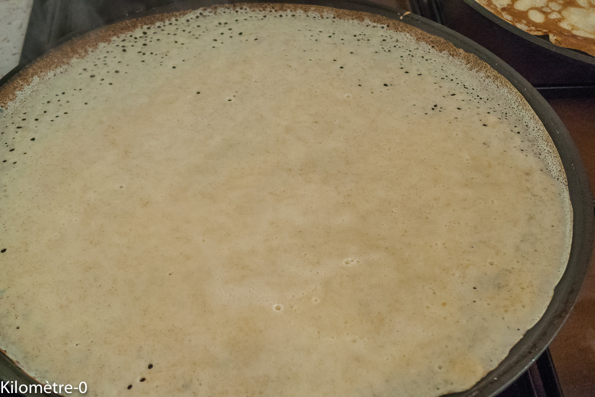 Photo de recette de crêpes de Kilomètre-0, blog de cuisine réalisée à partir de produits locaux et issus de circuits courts