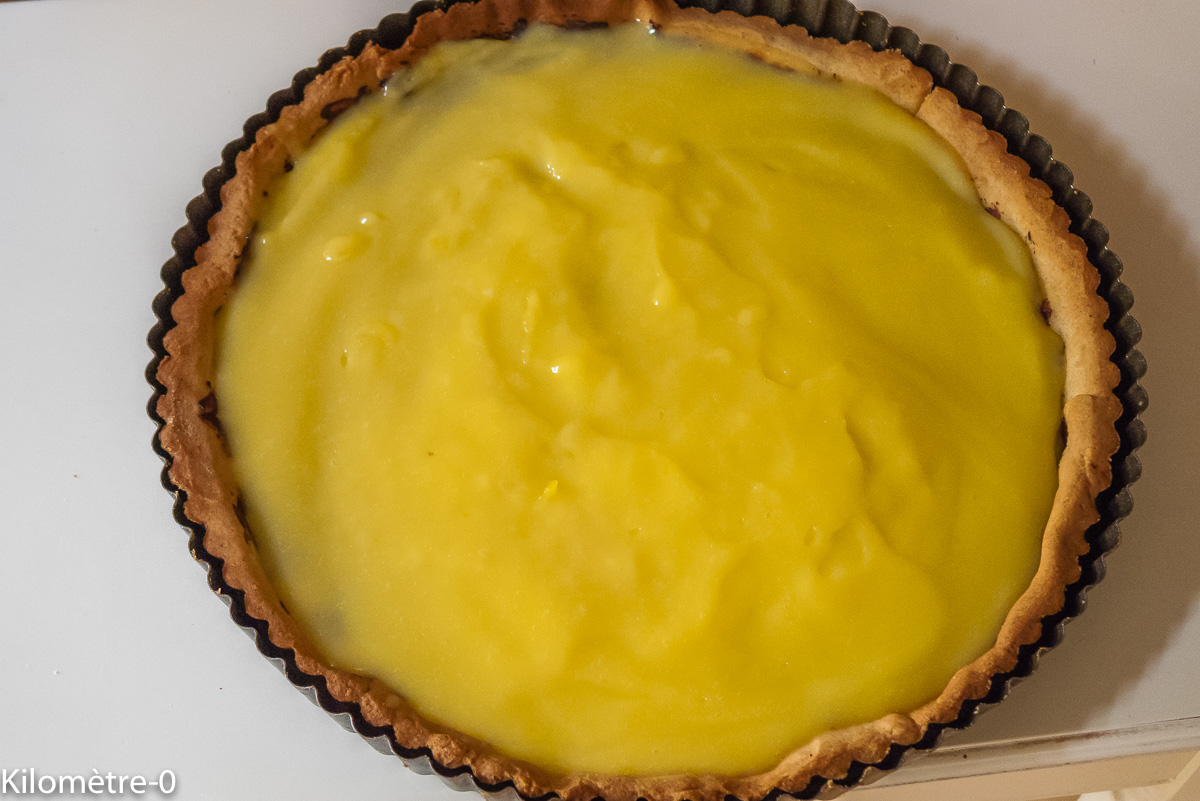 Photo de recette de tarte au citron de Kilomètre-0, blog de cuisine réalisée à partir de produits locaux et issus de circuits courts