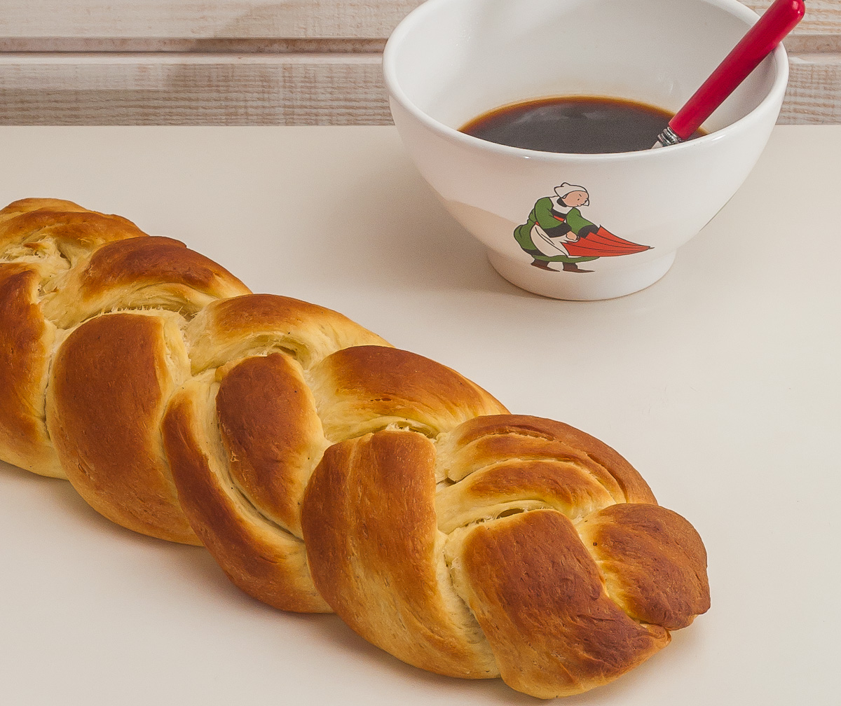 Photo de recette de brioche vendéenne de Kilomètre-0, blog de cuisine réalisée à partir de produits locaux et issus de circuits courts