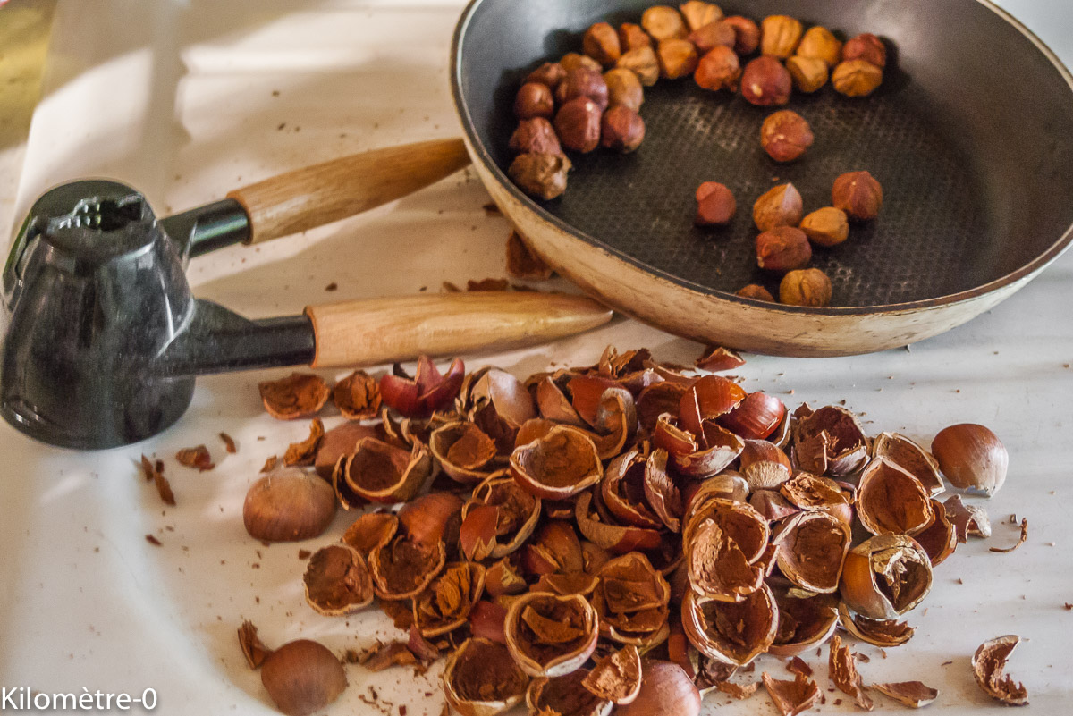 Photo de recette de noisettes de Kilomètre-0, blog de cuisine réalisée à partir de produits locaux et issus de circuits courts