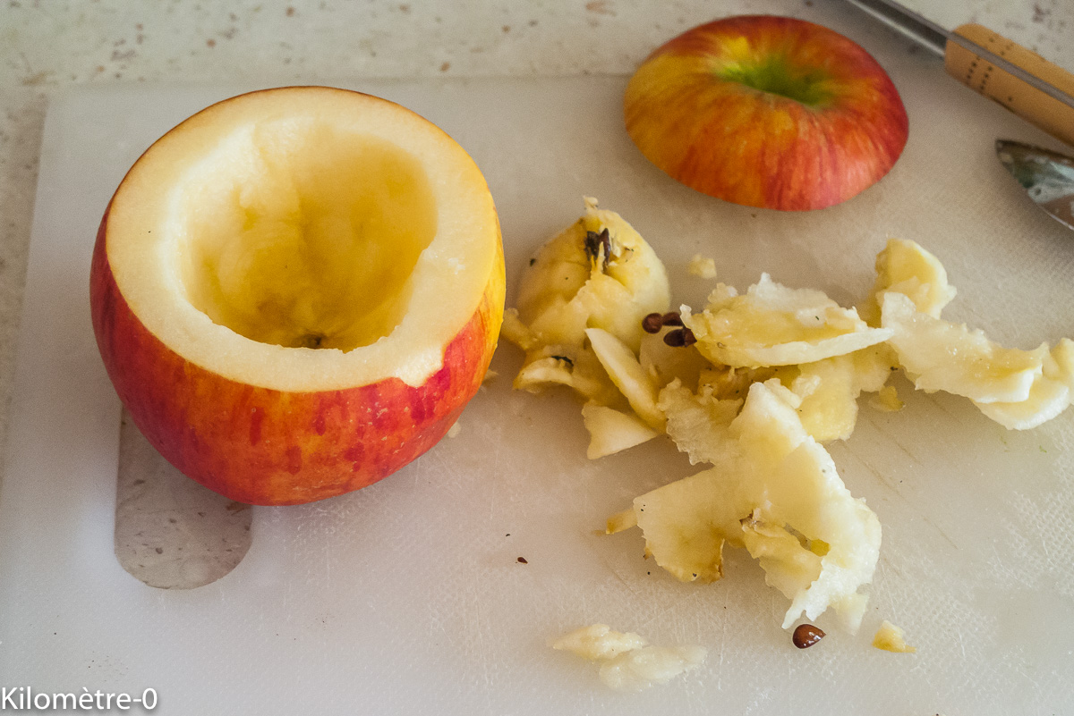 Photo de recette de pommes bio pirouette de Kilomètre-0, blog de cuisine réalisée à partir de produits locaux et issus de circuits courts