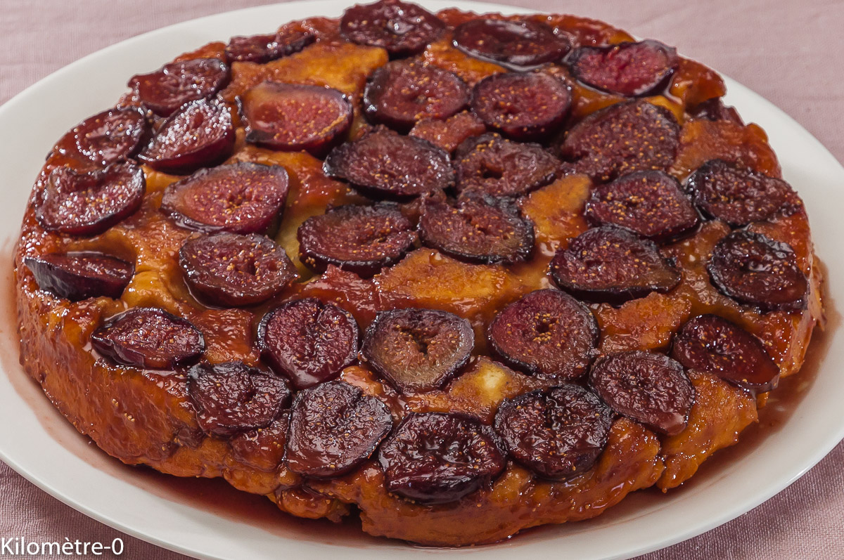 Photo de recette de gâteau, ricotta, figues de Kilomètre-0, blog de cuisine réalisée à partir de produits locaux et issus de circuits courts