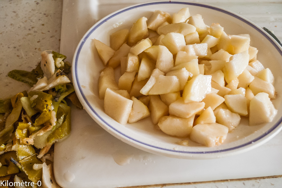 Photo de recette de charlotte étape 2 de Kilomètre-0, blog de cuisine réalisée à partir de produits locaux et issus de circuits courts