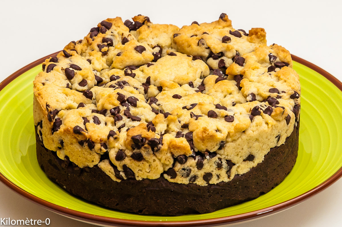 Photo de recette de brookie de Kilomètre-0, blog de cuisine réalisée à partir de produits locaux et issus de circuits courts
