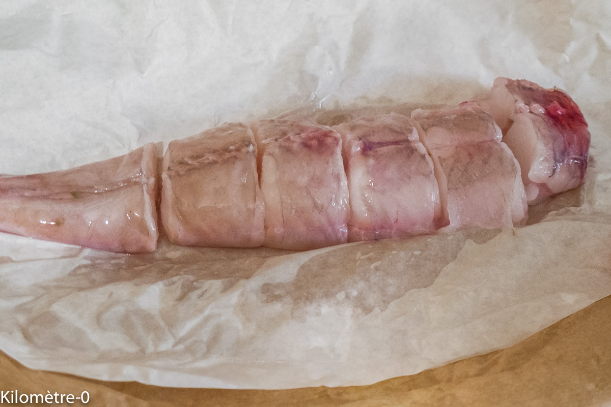 Photo de recette de lotte de Kilomètre-0, blog de cuisine réalisée à partir de produits locaux et issus de circuits courts