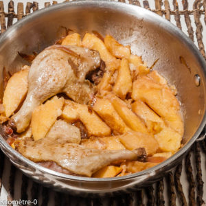 Photo de recette de canard, coing de Kilomètre-0, blog de cuisine réalisée à partir de produits locaux et issus de circuits courts